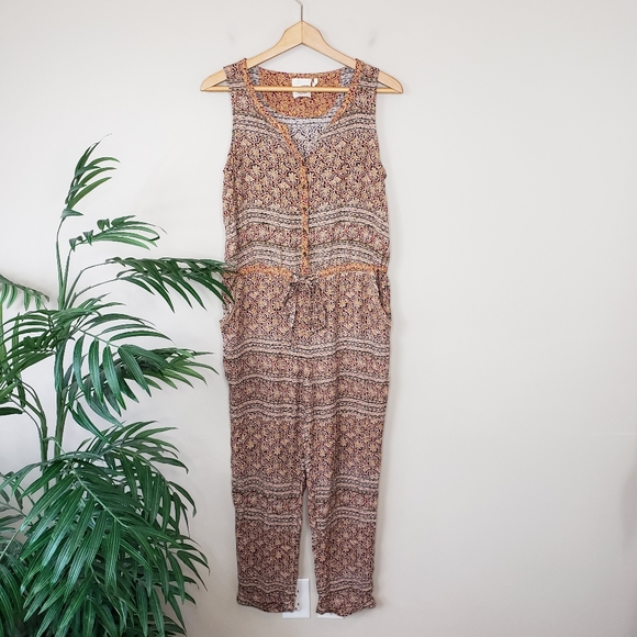 Anthropologie Pants - Anthropologie Lilka | Danie Boho Print Jumpsuit